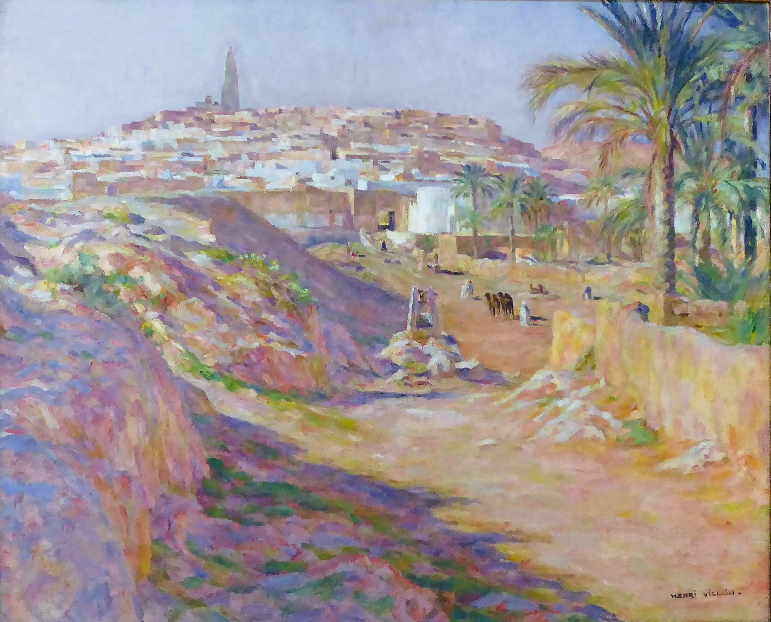 Vue_de_Ghardaïa_Henri_Villain_1929_musée_de_Chartres_Eure-et-Loir_France